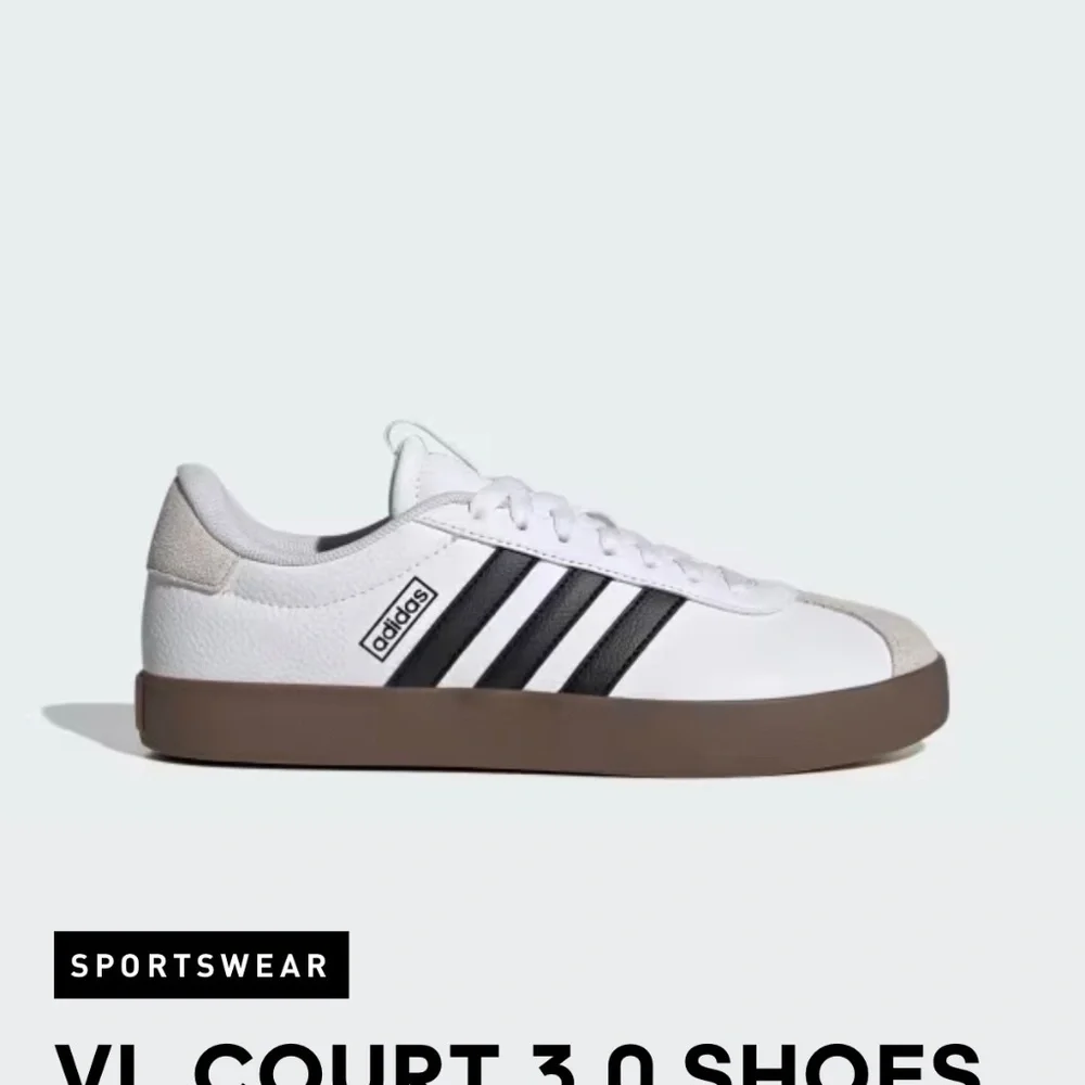 adidas Women's White Black Gum-Soled Low-Top Sneakers